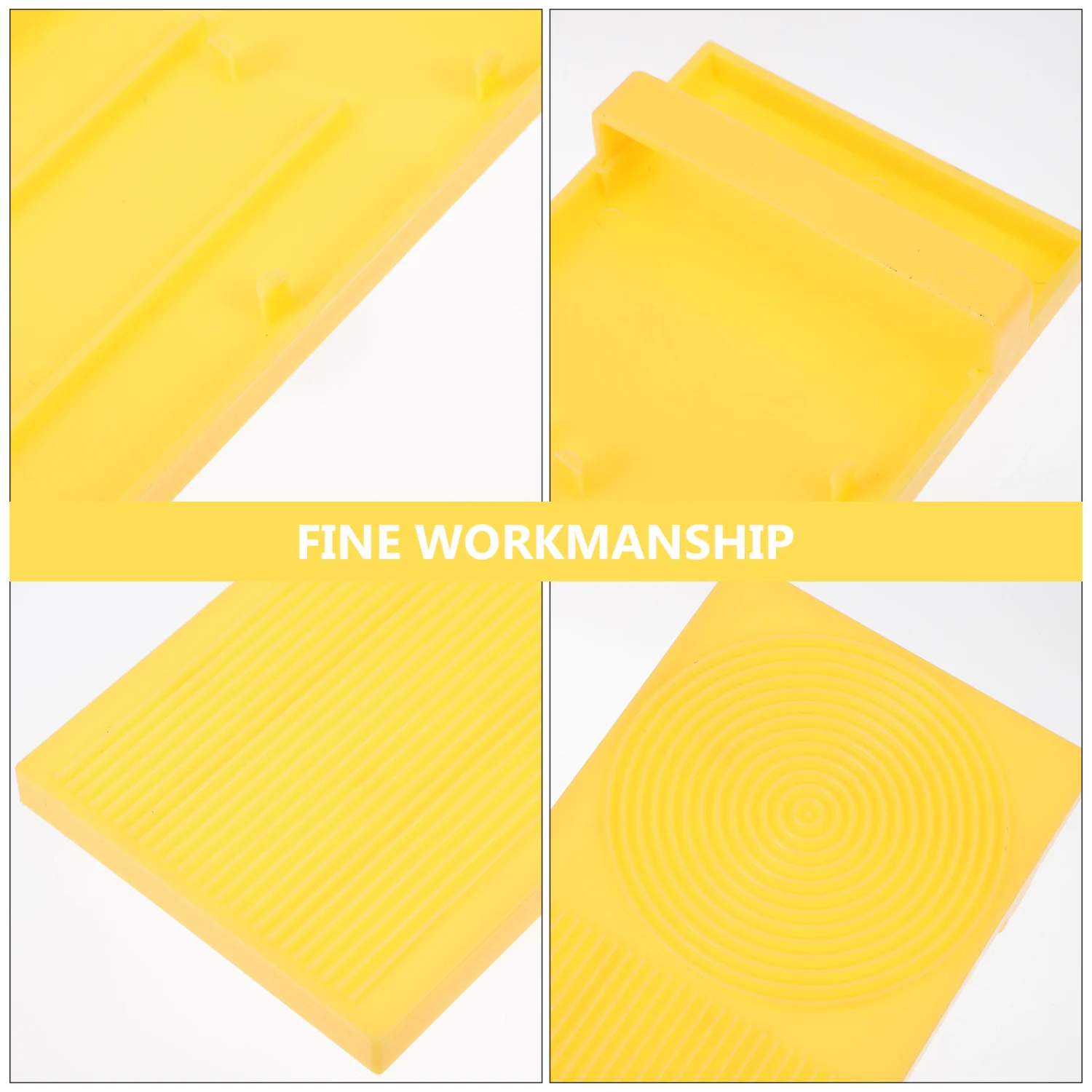 3Pcs Household Garganelli Boards Practical Wooden Pasta Gnocchi Boards (Yellow)