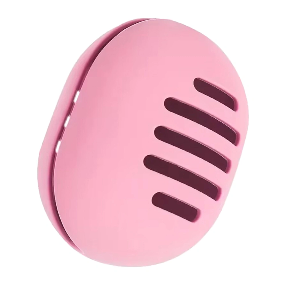 Makeup Sponge Holder, Double-Sided Breathable Shatterproof Eco-Friendly Silicone Beauty Make Up Blender Case for Travel