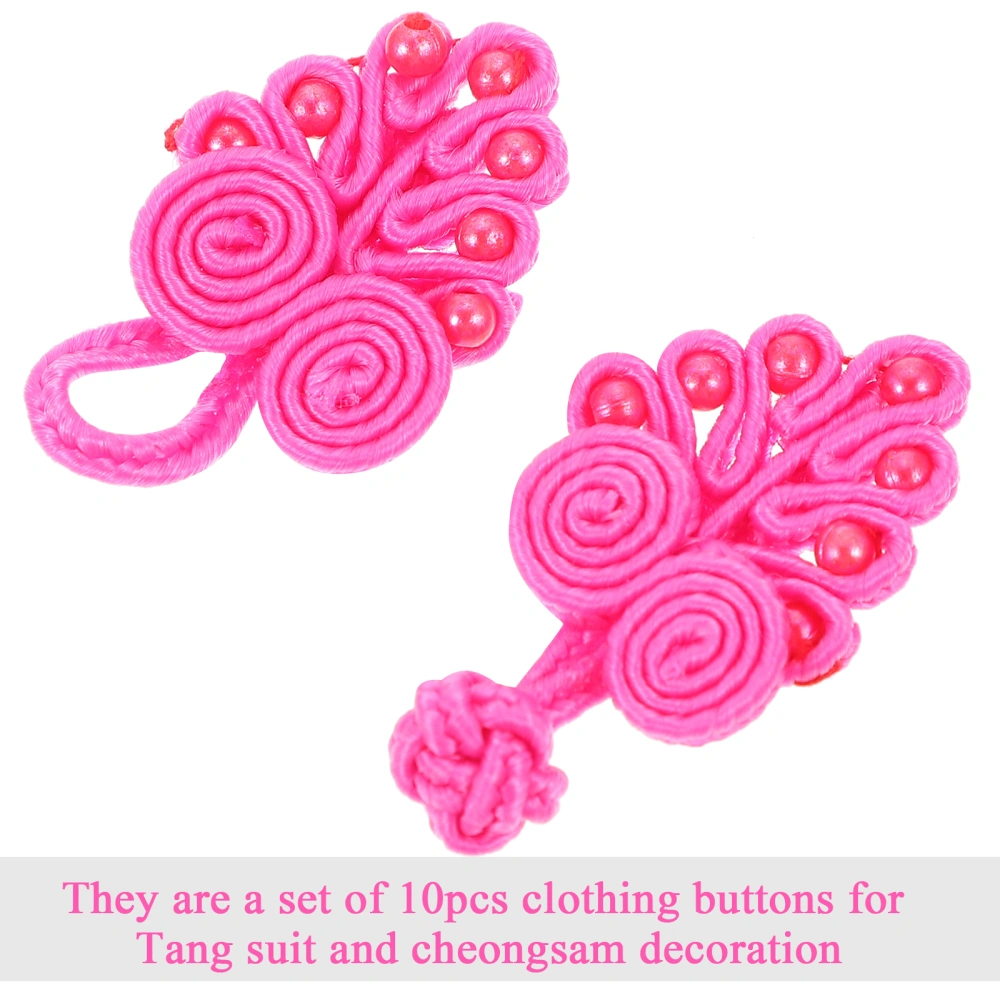 10Pcs Chinese Closure Buttons Knot Buttons Closure Sewing Buttons Fastener