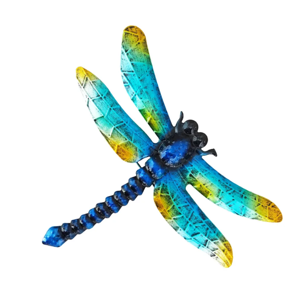 Iron Hanging Decoration Dragonfly Household Wall Art Decor Hanging Dragonfly