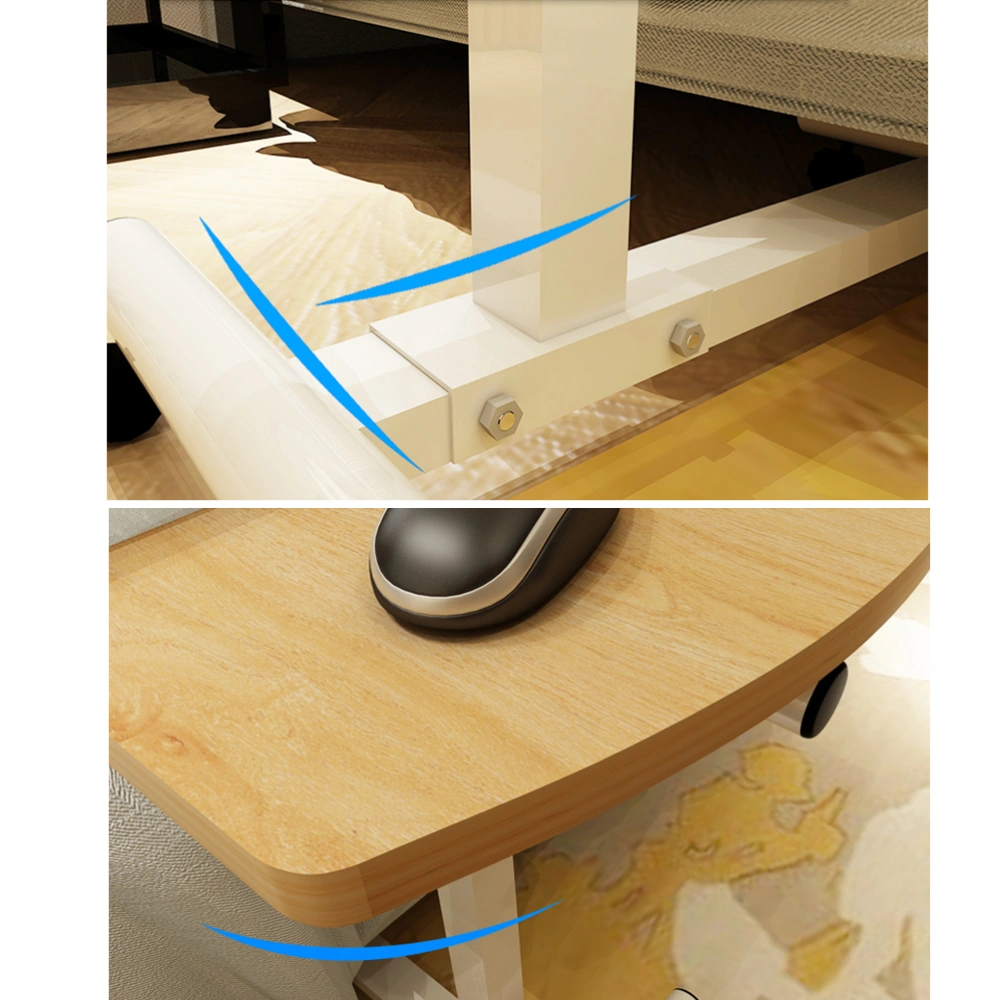 Laptop Table Adjustable Movable Bedside Desk Multifunctional Laptop Stand Lifting Table for Home Bedroom