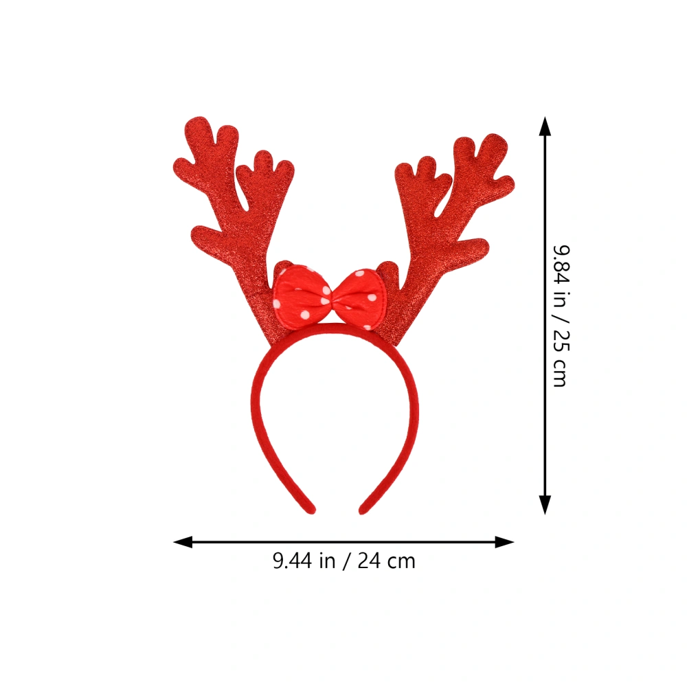 8Pcs Christmas Deer Antler Headband Headdress Hair Headpiece Party Favor