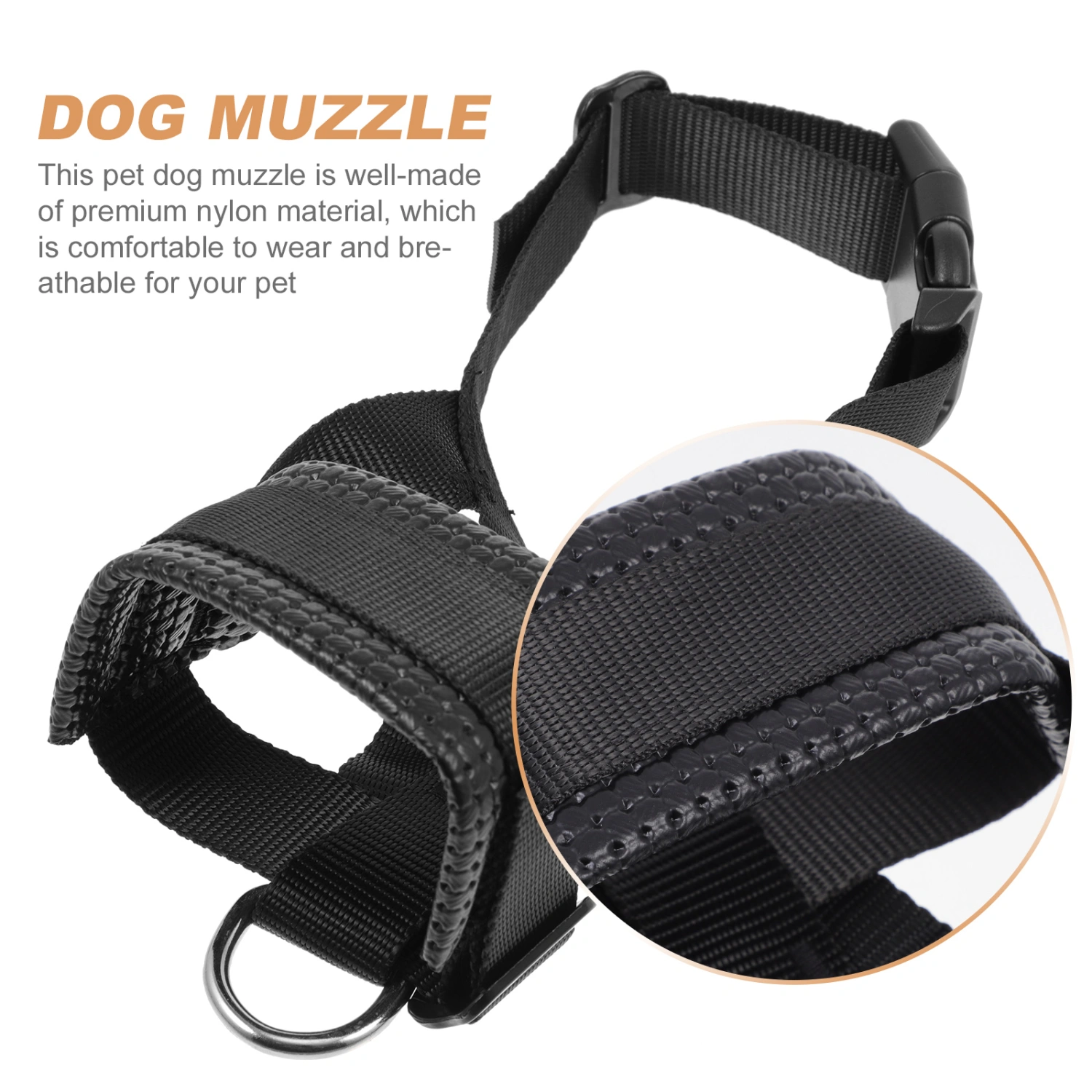 Adjustable Anti-bite Dog Muzzle Practical Pet Dog Muzzle Breathable Dog Mouth Cover