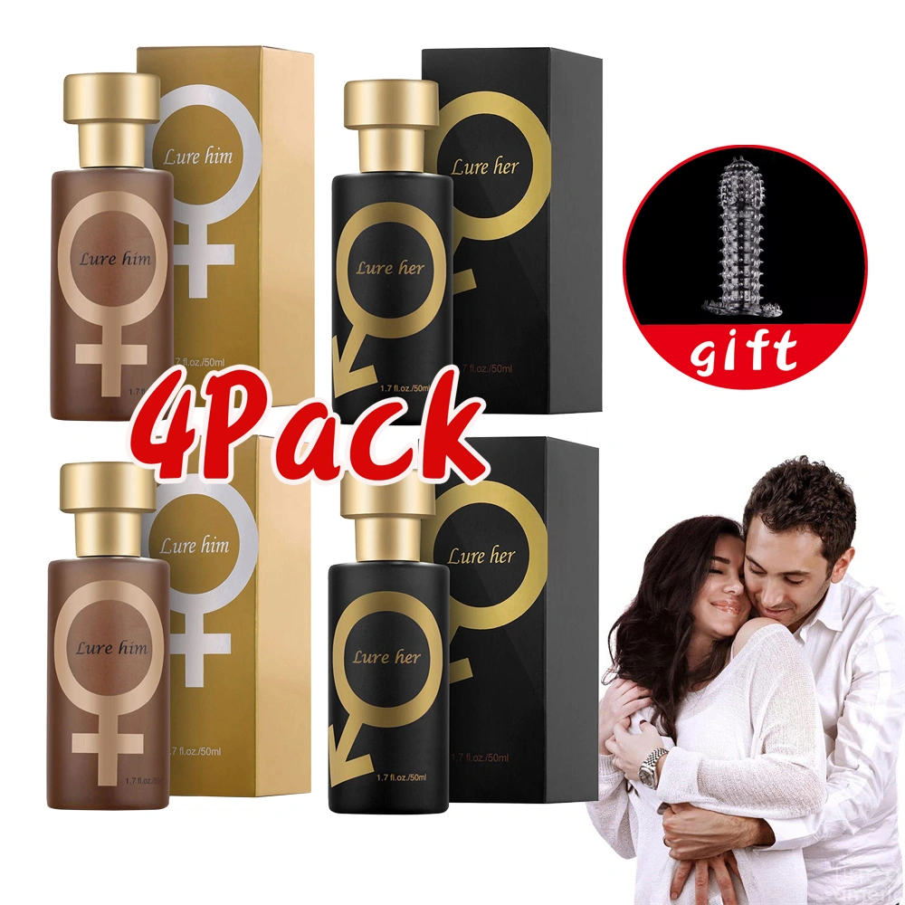 4 Pcs Romantic Lure Him Perfume for Woman To Attract Men 50ml