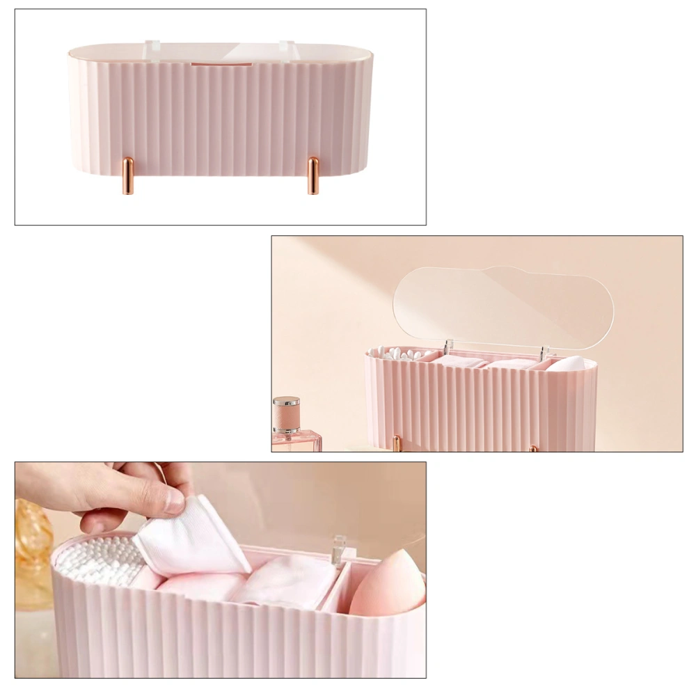 Makeup Box Makeup Sponge Case Cotton Pad Storage Box Cosmetic Container