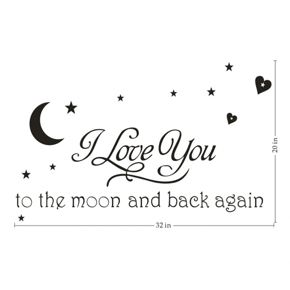 Again Wall Sticker Romantic Mural Decor Wall Decals for Living Room Bedroom