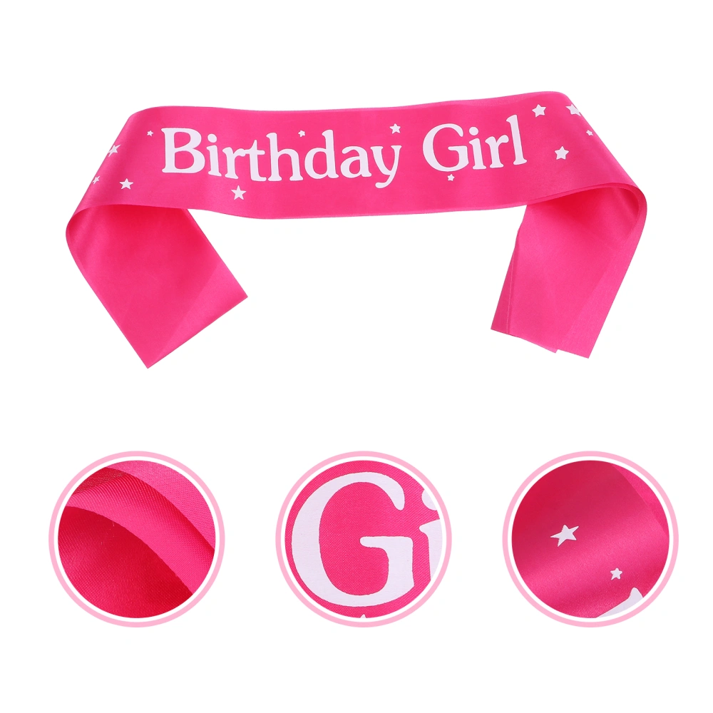 1pc Birthday Sash Premium Shoulder Sash Birthday Party Favor Sash for Decor