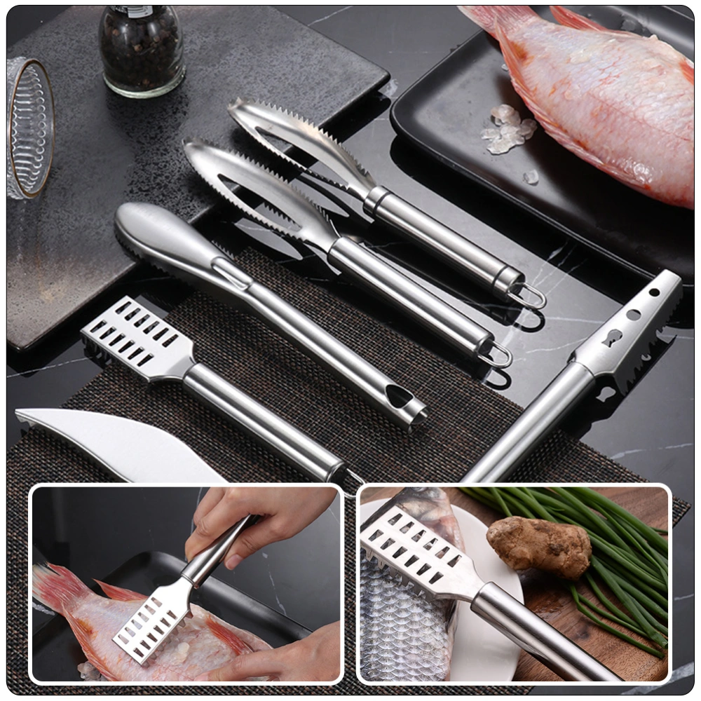 6Pcs Household Fish Descaler Professional Scale Removers Convenient Descaler Tools