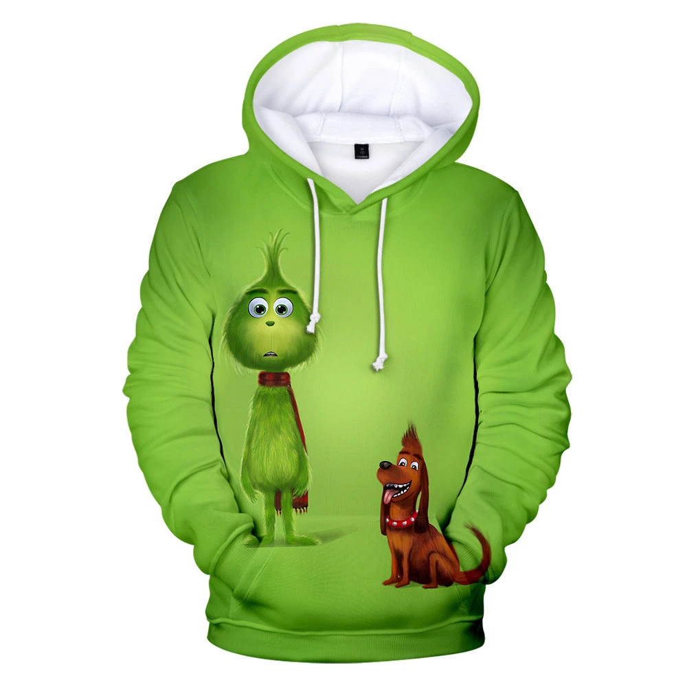 Men Funny Grinch  Christmas Sweater-Cool Funny Pattern