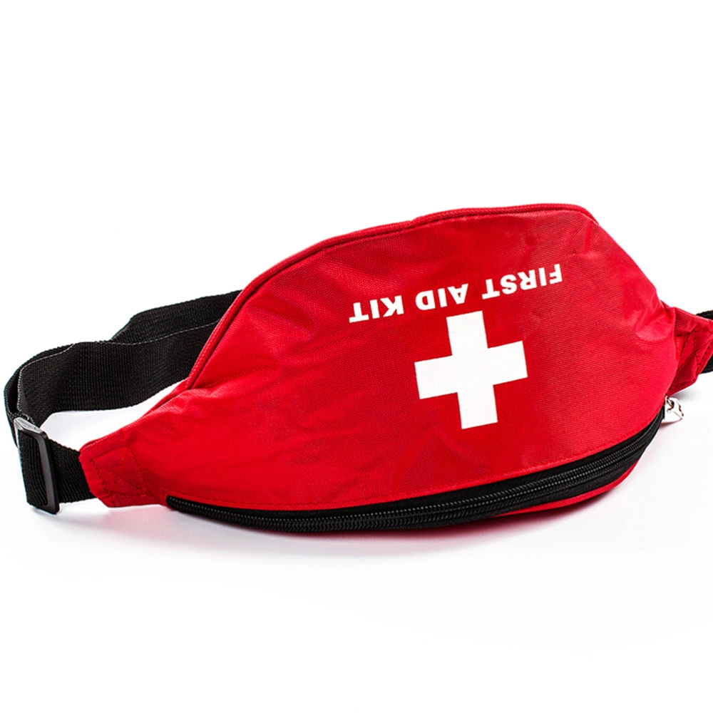 1PC First Aid Waist Pack Portable First Aid Bag Emergency Pouch Waterproof Waist Bag for Outdoor