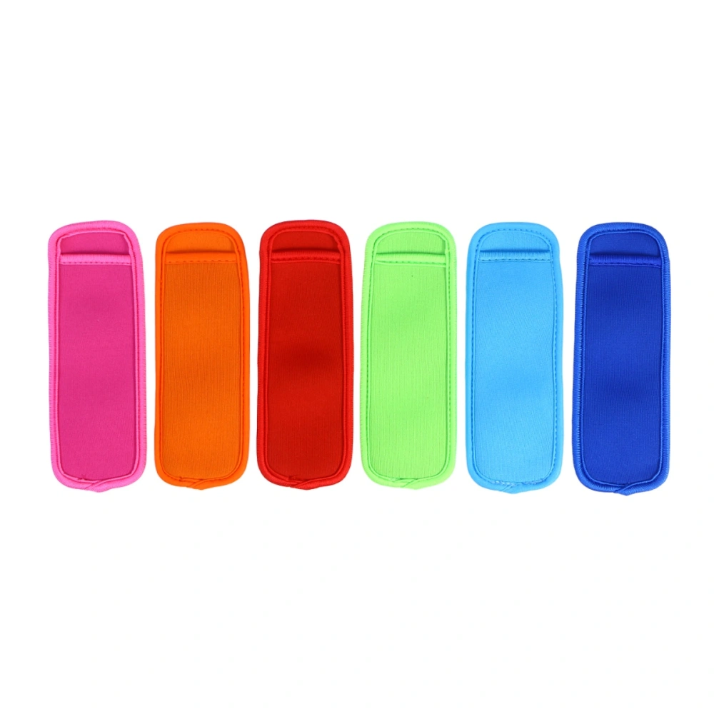 6 PCS Popsicle Holder Bags Reusable Insulation Ice Sleeves Bags