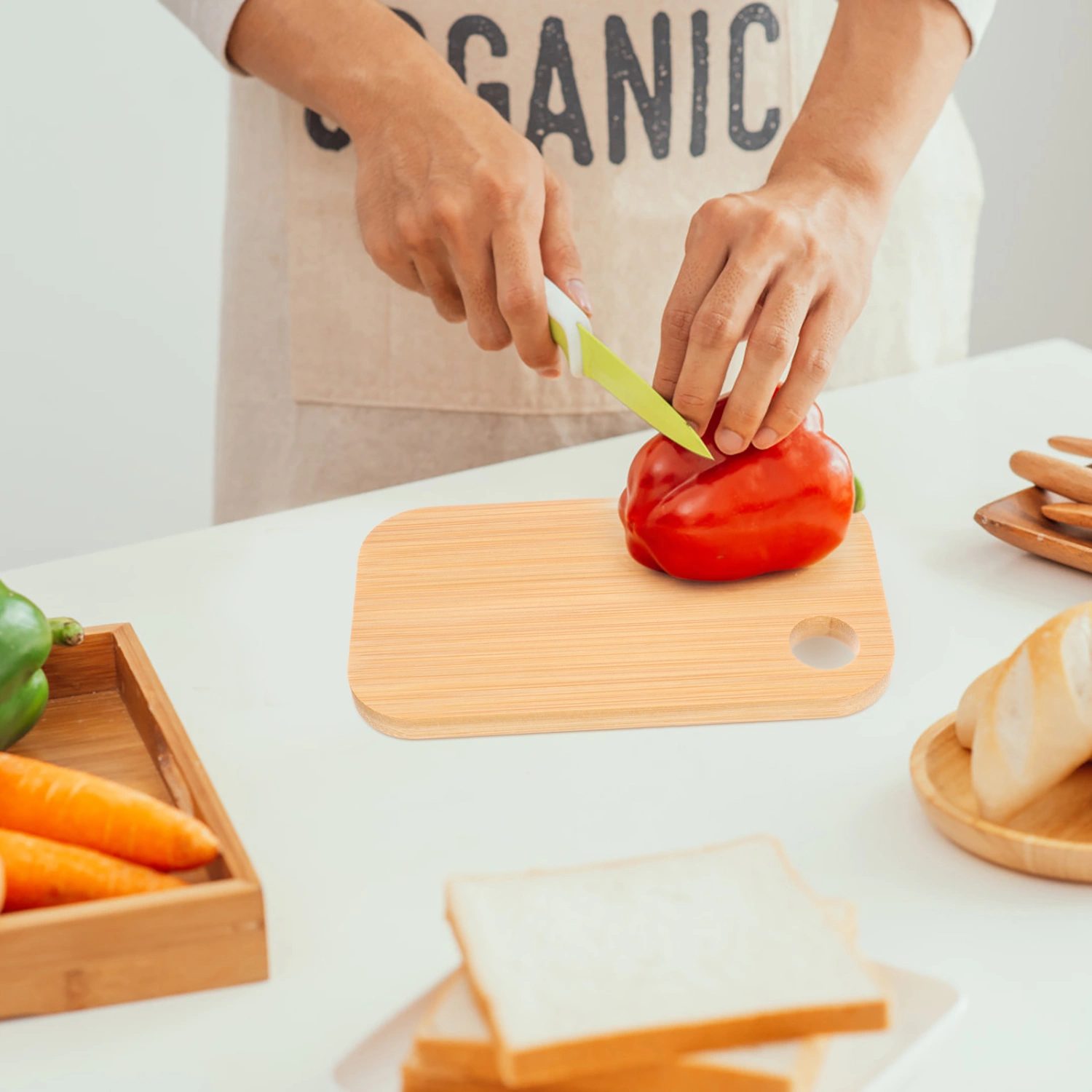 Wooden Cutting Board Multi-use Chopping Board Vegetable Cutting Board Camping Cutting Board