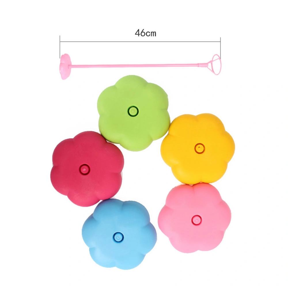 5pcs Table Balloon Stand Reusable Balloon Holder Balloon Stand Kit Balloon Support Holder Set (Red+Yellow+Blue+Green+Pink)