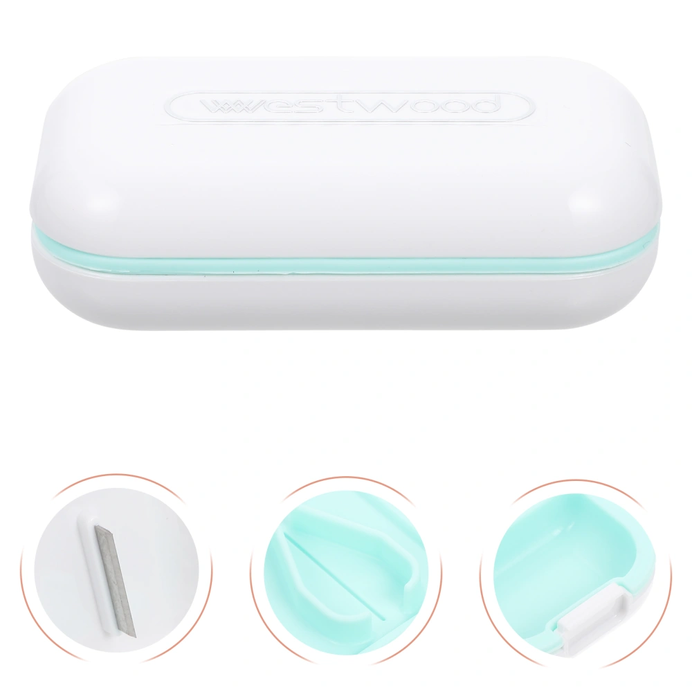 Tablet Cutter Medicine Storage Box Portable Pills Grinding Box Pills Sealing Box