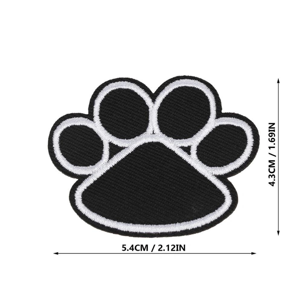 15Pcs Dog Paw Design  Iron On Patches Chic Clothes Appliques Clothes Repair Patches