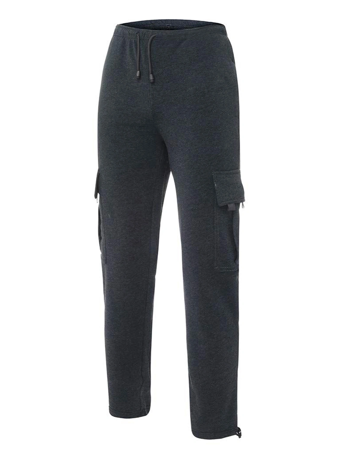 Men’s Loose Cargo Pants Casual Drawstring Elastic Waist Wide Leg Athletic Sweatpants Outdoor Trousers