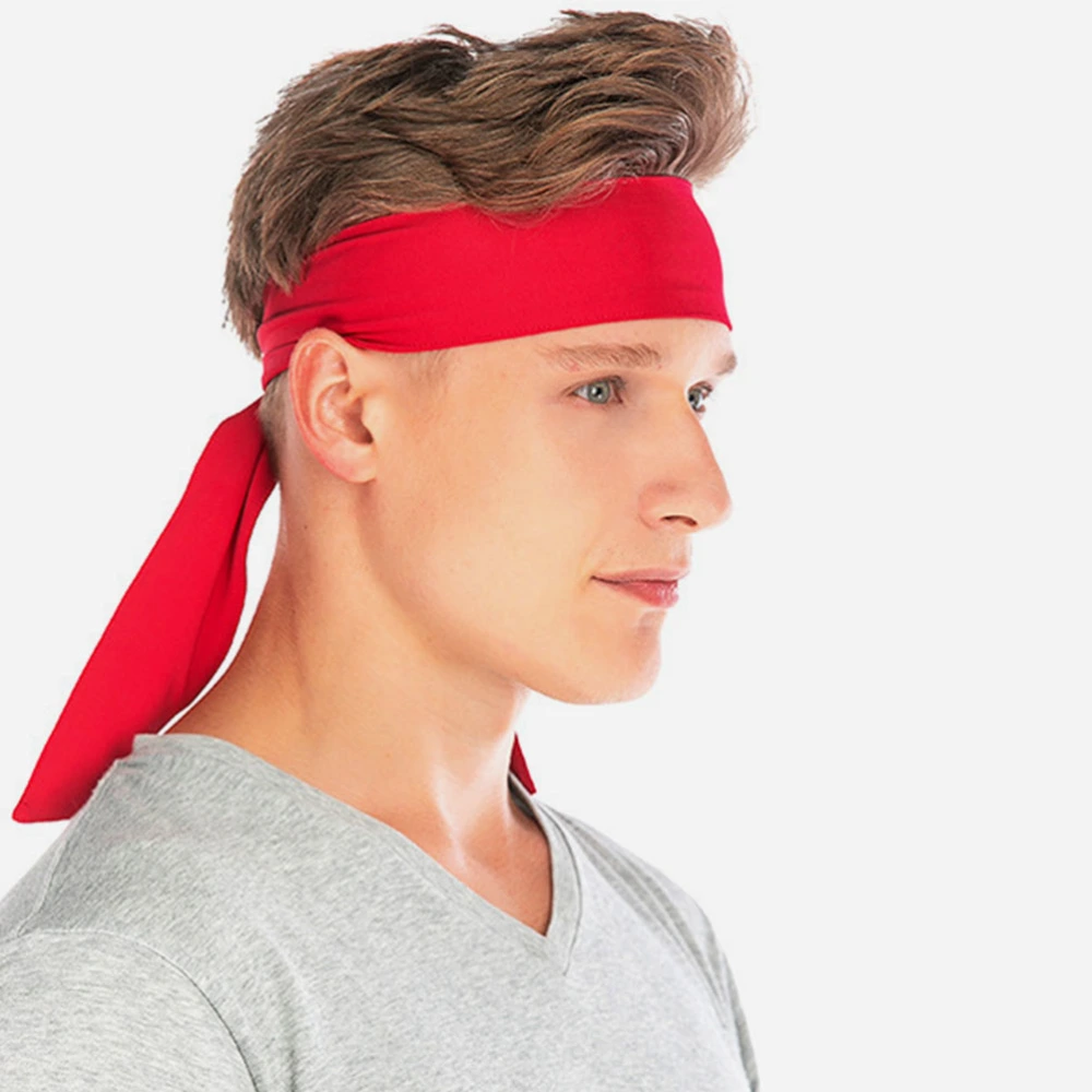 Sweat Headband Sports Tie Headband Nonslip Workout Headband for Women Men