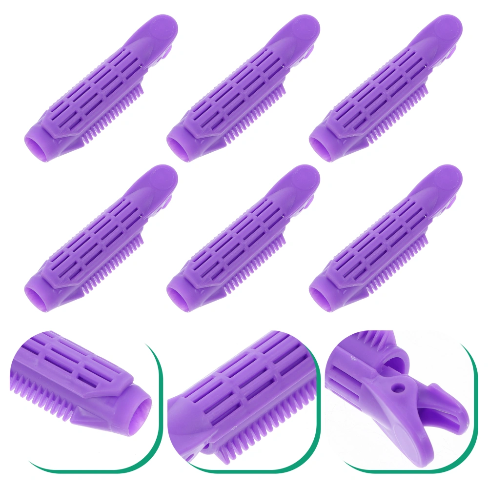 6pcs Hair Rollers Volumizing Root Clip Self Grip Clips Hair Styling Accessories