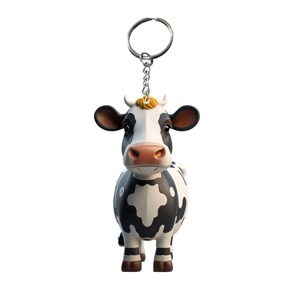 Cattle Keychain Bag Hanging Decor Backpack Keychain Key Hanging Decoration