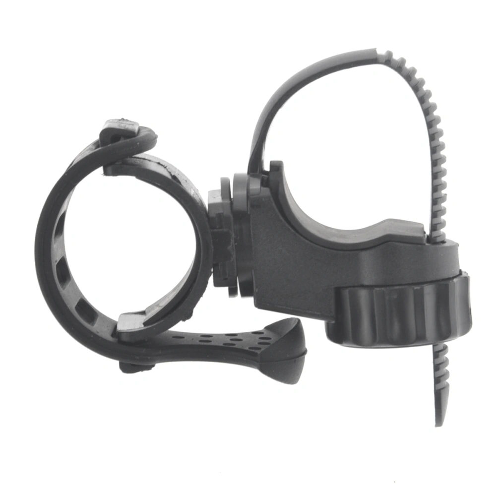 360-degree Rotatable Quick Release Bike Torch Flashlight Mount Clamp Holder Bracket (Black)