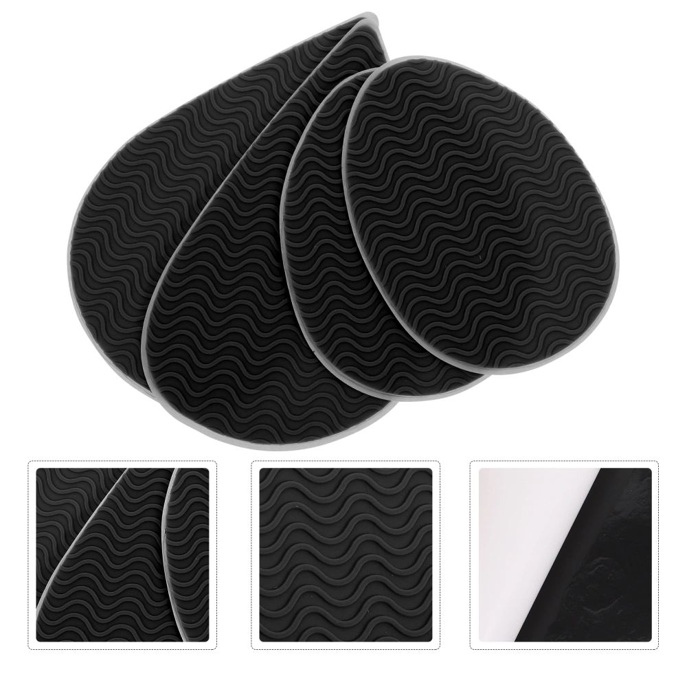 2 Pairs of Non-slip Shoe Pads Adhesive Shoe Sole Protectors High Heels Shoe Grips