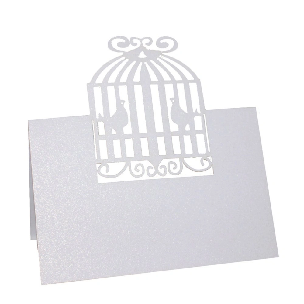 50pcs Love Cage Place Name Invitation Table Name Wedding Party Decoration Favor