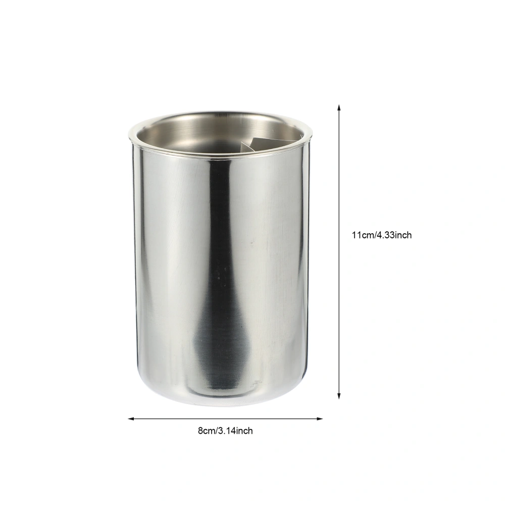 Stainless Steel Ashtray Lidded Cigarette Ash Holder Design Desktop Ashtray