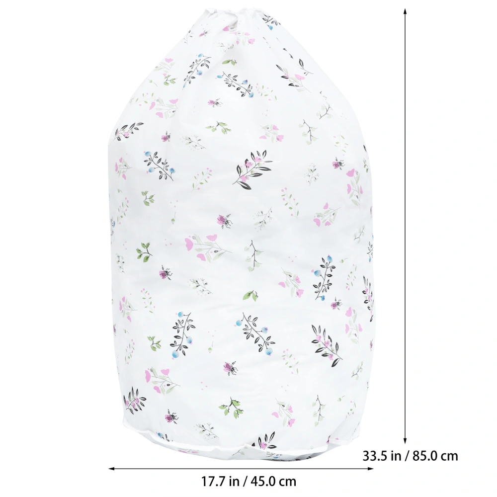 2pcs Quilt Drawstring Bag Quilt Blanket Dustproof Printed Storage Pouch Pattern Color Random