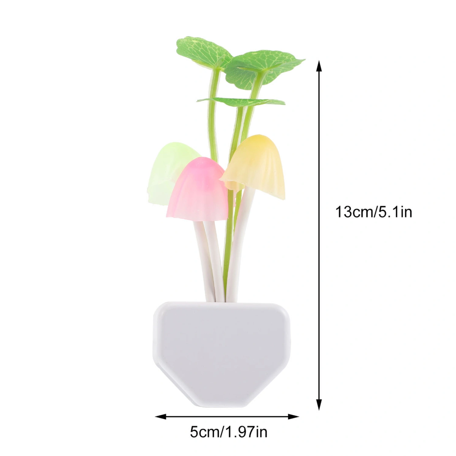 3pcs Mushroom Night Lights Plug in Lamp LED Night Light Bedroom Night Lamps(US Plug)