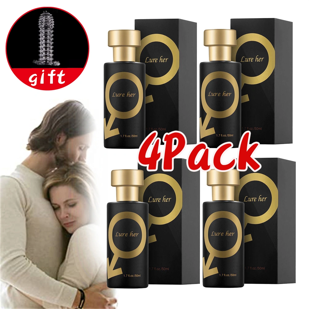 4 Pcs Lure for Her Perfume Man Pheromone Perfume Spray 50ml