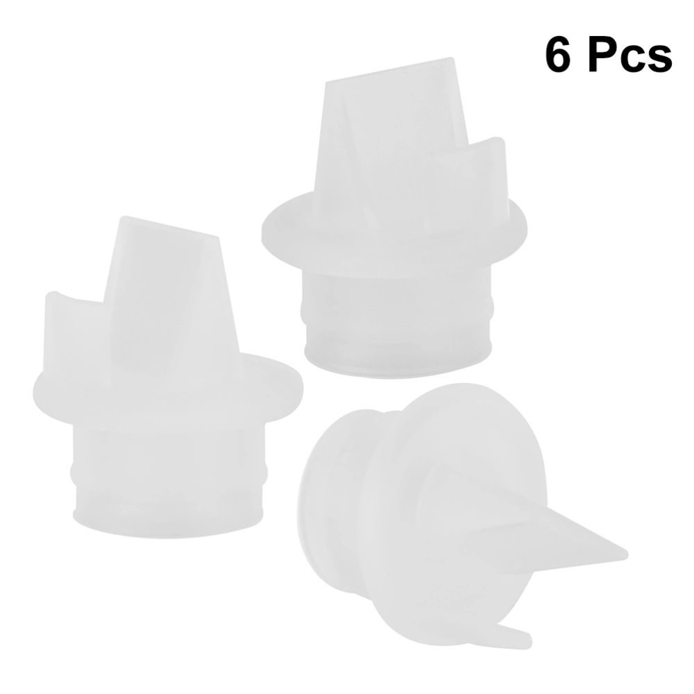 6Pcs Breast Pump Valves Milkpump Duckbill Valves Electric Humalactor Breast Suction Accessories