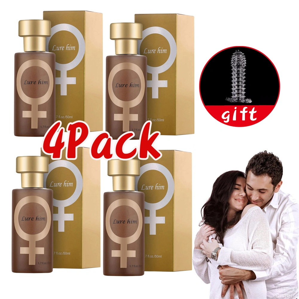 4 Pcs Lure for Her Perfume for Man Romantic Gift 50ml