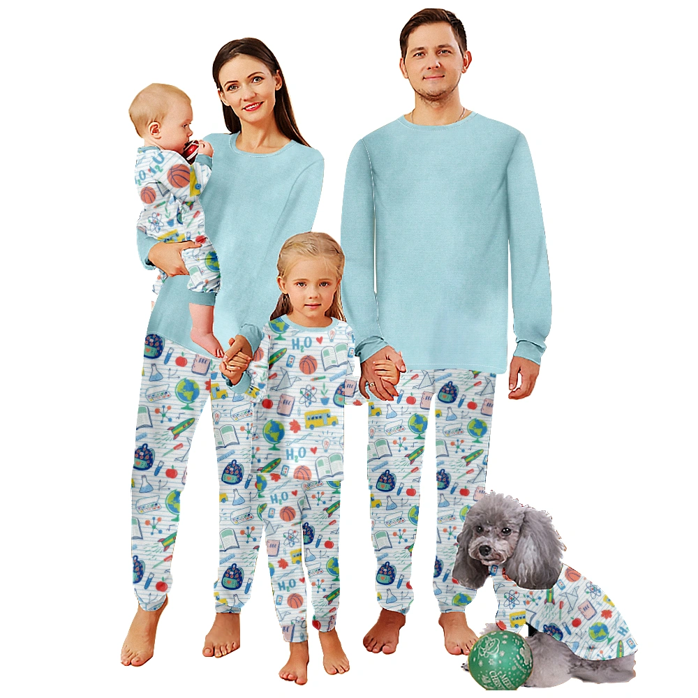 Family Matching Christmas Pajamas Set Adult And Kids Xmas Sleepwear Grinch Elf PJS Outfit