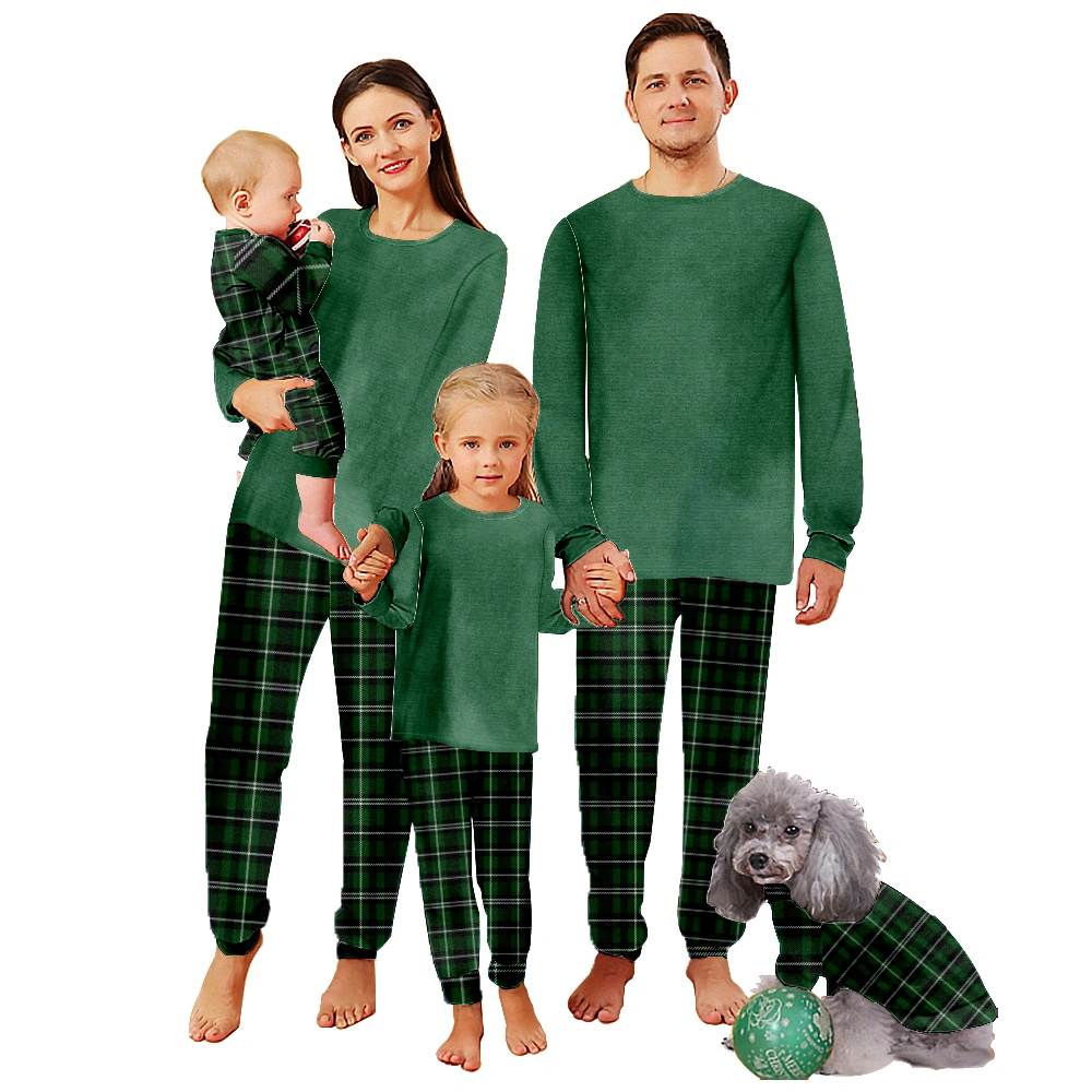 Grinch Elf Family Matching Christmas Pajamas Set Adult And Kids Xmas Sleepwear PJS Outfit