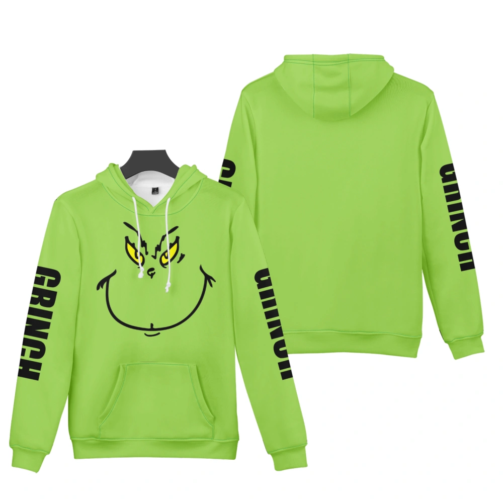 3D Print How The Grinch Stole Hoodie Pullover Green Christmas Costume Sweatshirt