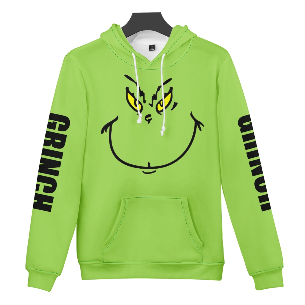 3D Print How The Grinch Stole Hoodie Pullover Green Christmas Costume Sweatshirt