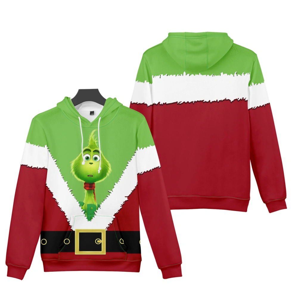 Grinch sweater 3D Print How The Grinch Stole Hoodie Pullover Green Christmas Costume Sweatshirt