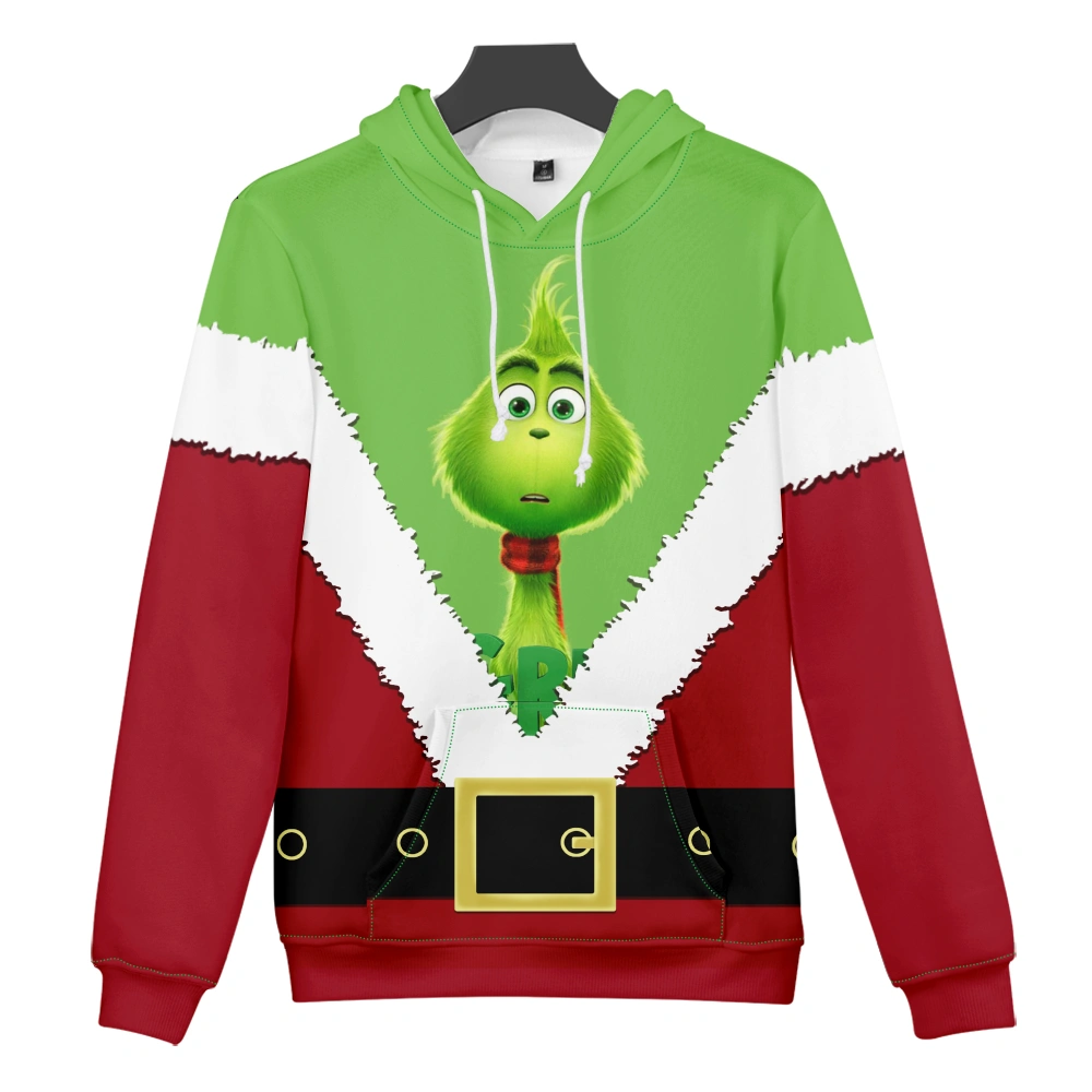 Grinch sweater 3D Print How The Grinch Stole Hoodie Pullover Green Christmas Costume Sweatshirt