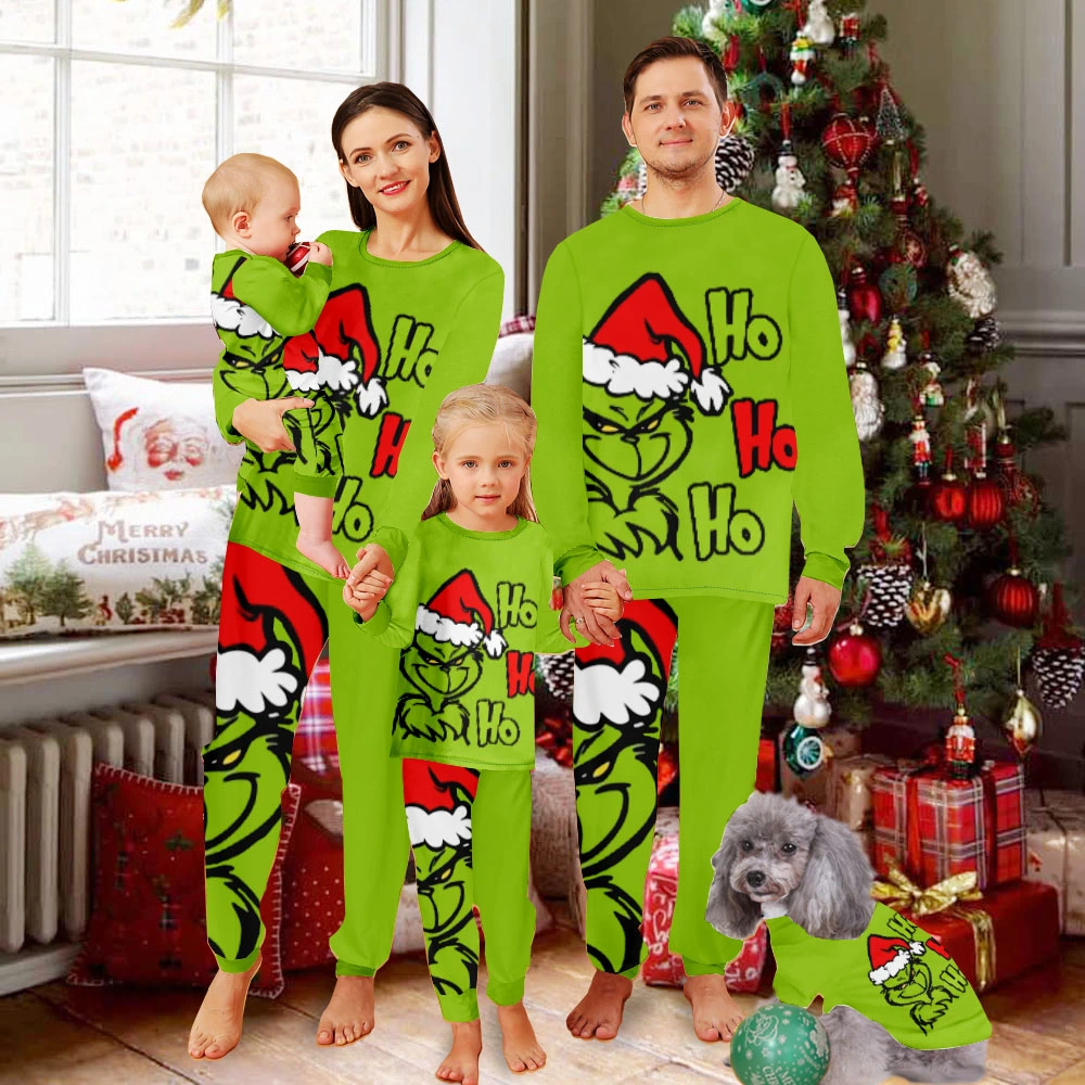 Grinch Christmas Pajamas For Family,Mens Christmas Pajamas,Family Christmas Pajamas 2022