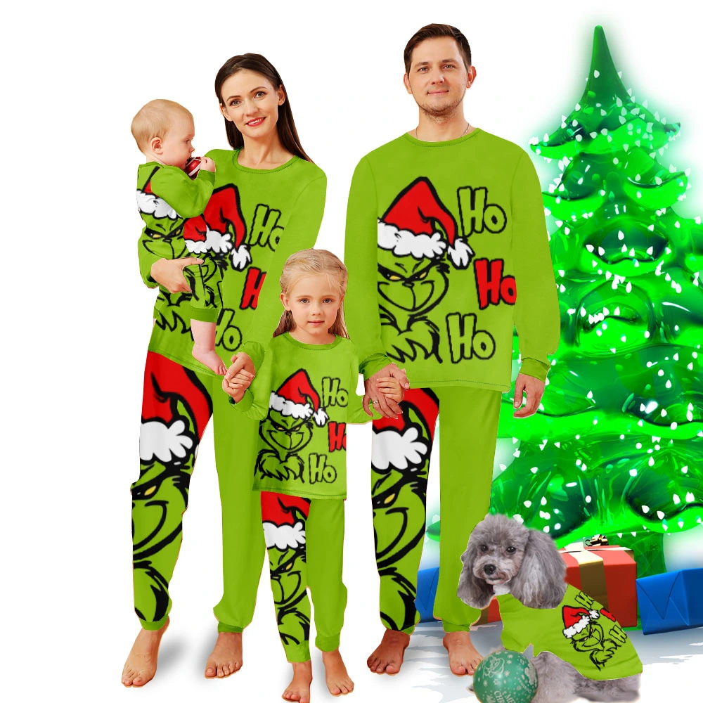 Grinch Family Christmas Pjs Matching Sets,Pajama Set,Christmas Pajama Sets For Family