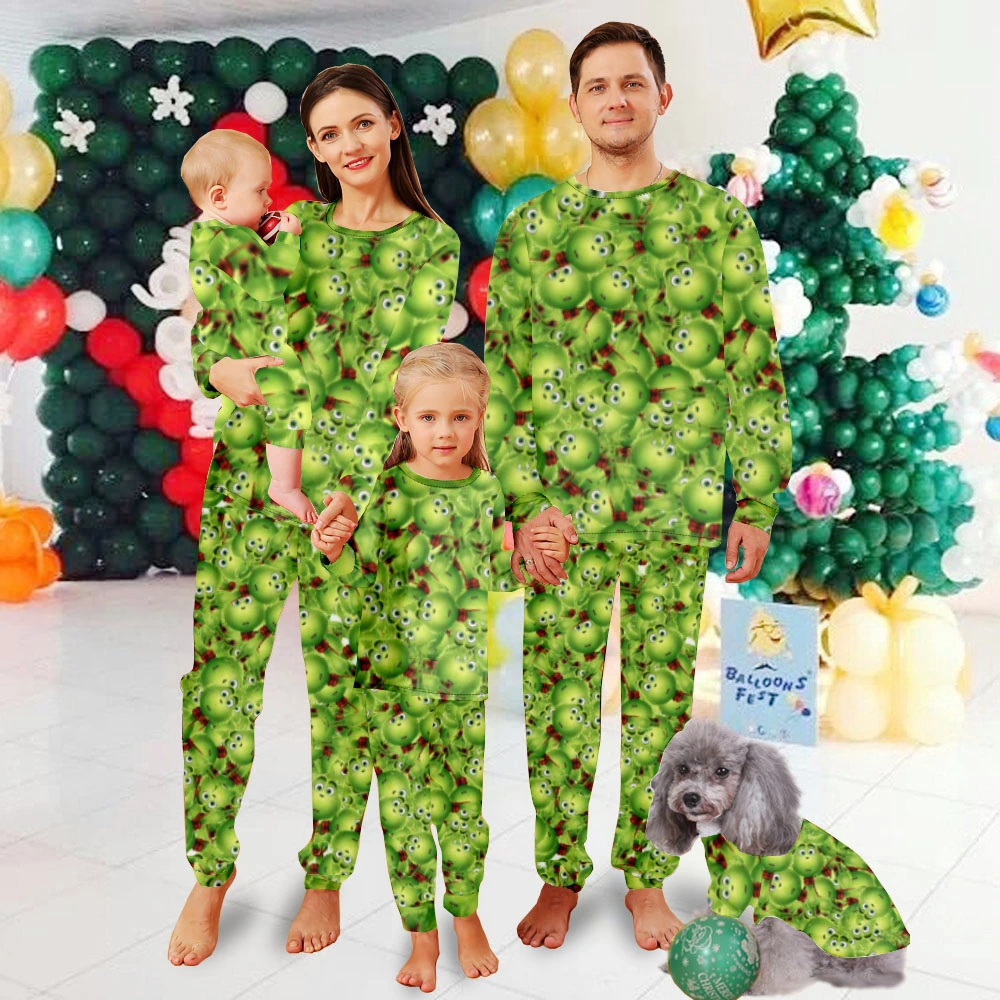 Grinch Christmas Pajamas,Matching Family Pjs,Lounge Sets For Women