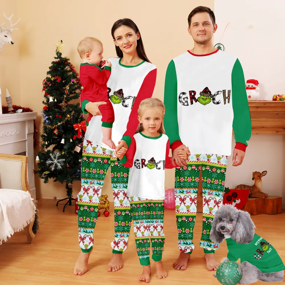 Christmas Pajamas For Family,Family Matching Pajamas,Plus Size Christmas Pajamas