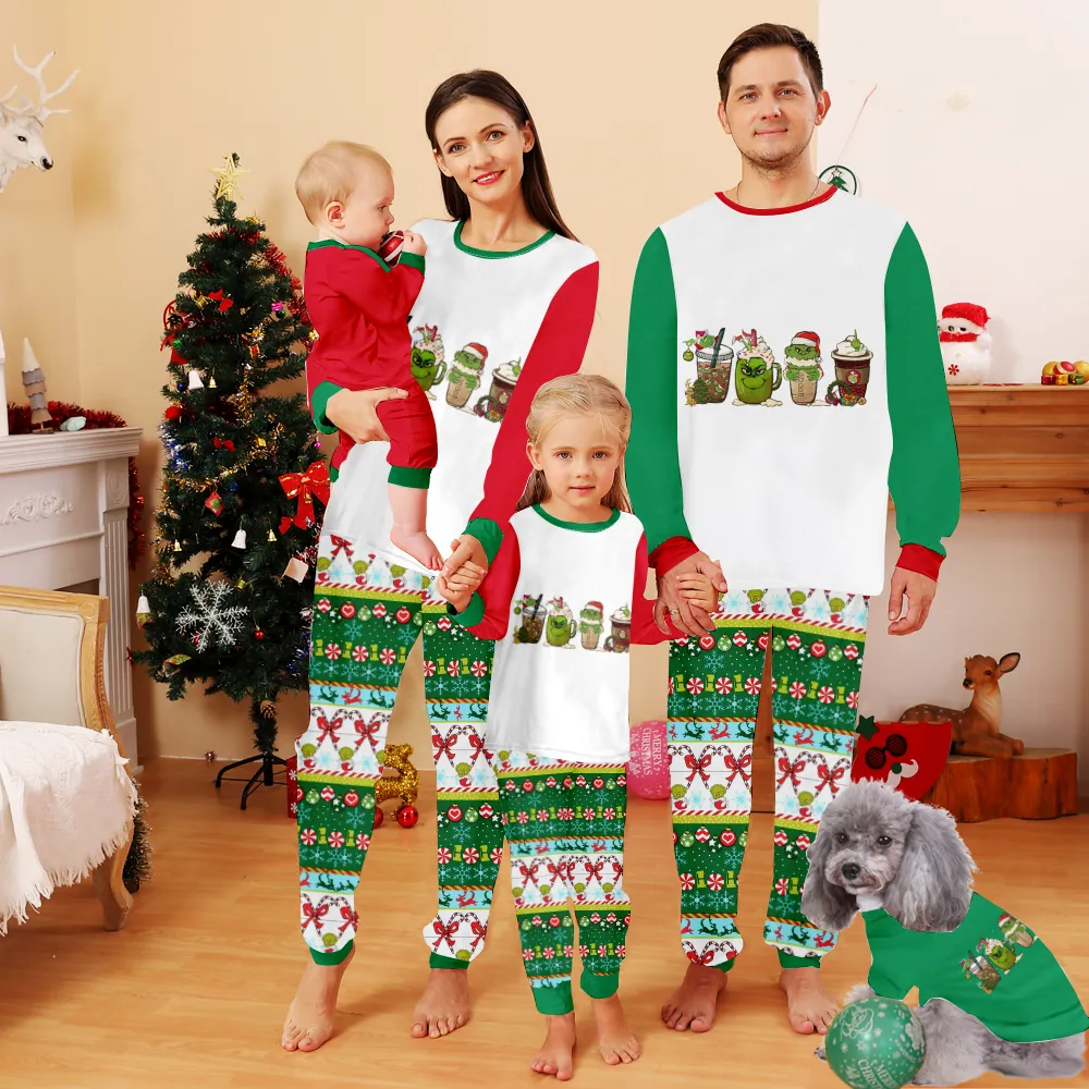 Christmas Pajamas For Family,Kids Christmas PjsBig And Tall Christmas Pajamas For Men