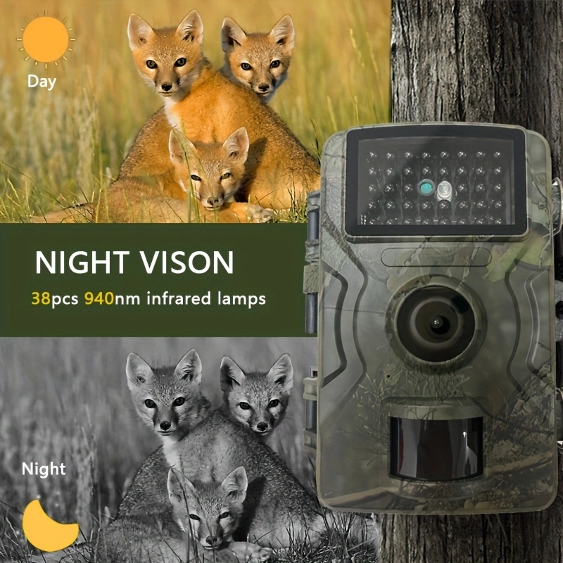 H11 HD Waterproof Hunting Camera - Capture Clear Photos & Videos with Infrared Induction Technology (Battery & Memory Card Not Included)