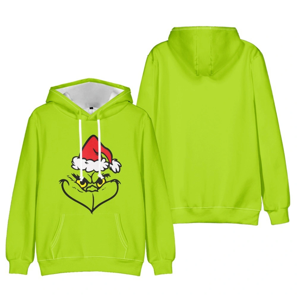 Fashion Grinch Green Monster Women Men Hoodie Pullover Unisex Jacket