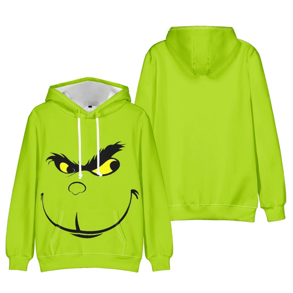 Christmas Grinch 3D Printed Fashion Hoodie for Adult and Kids