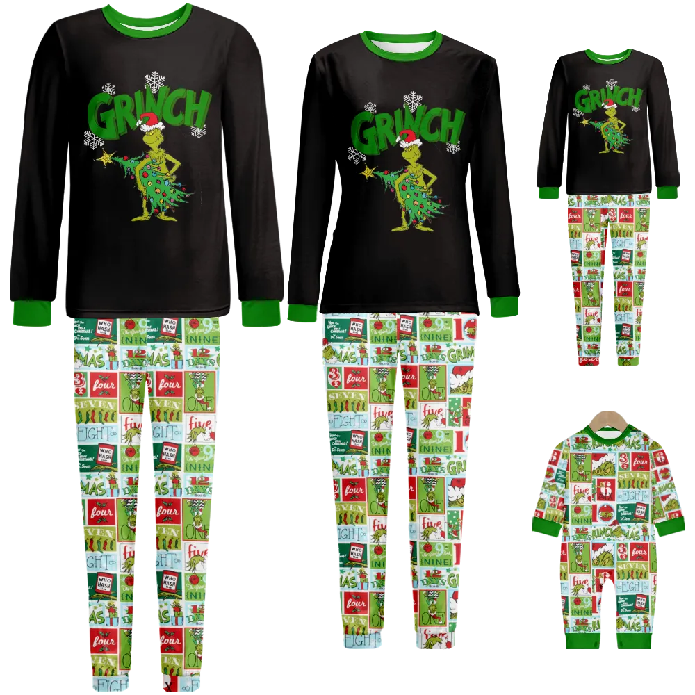 Grinch Christmas,Matching Pjs For CouplesMens Christmas Pajama