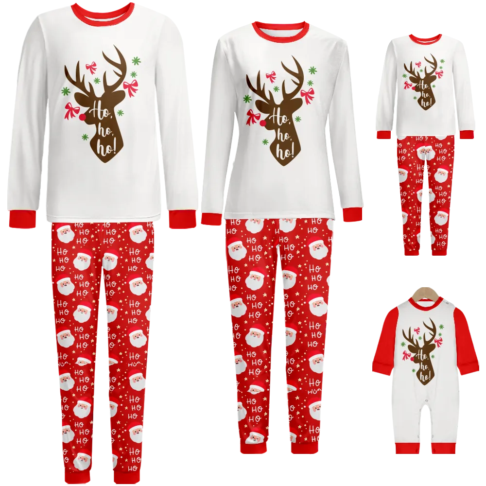 Matching Christmas Pjs For Family,Family Holiday Pajamas,Cotton Christmas Pajamas For Family