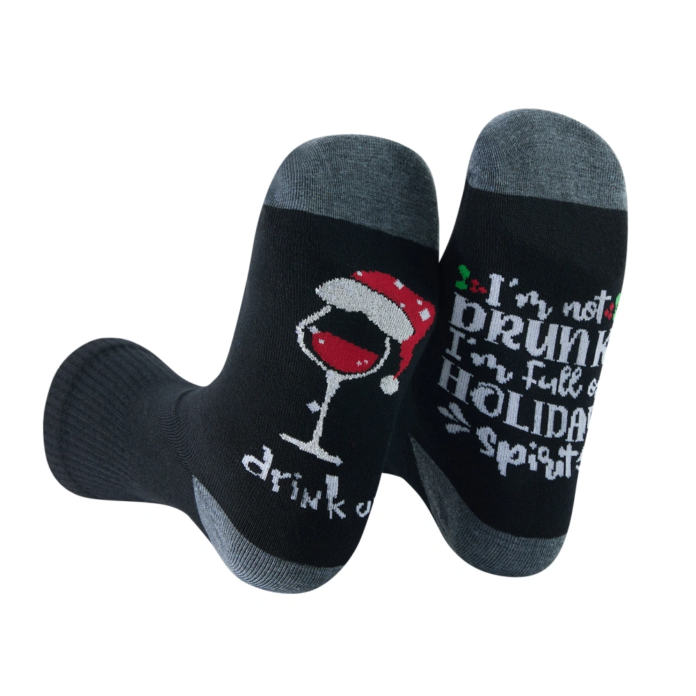 Christmas Funny Socks, Novelty Crazy Socks Holiday Gift for Men Women