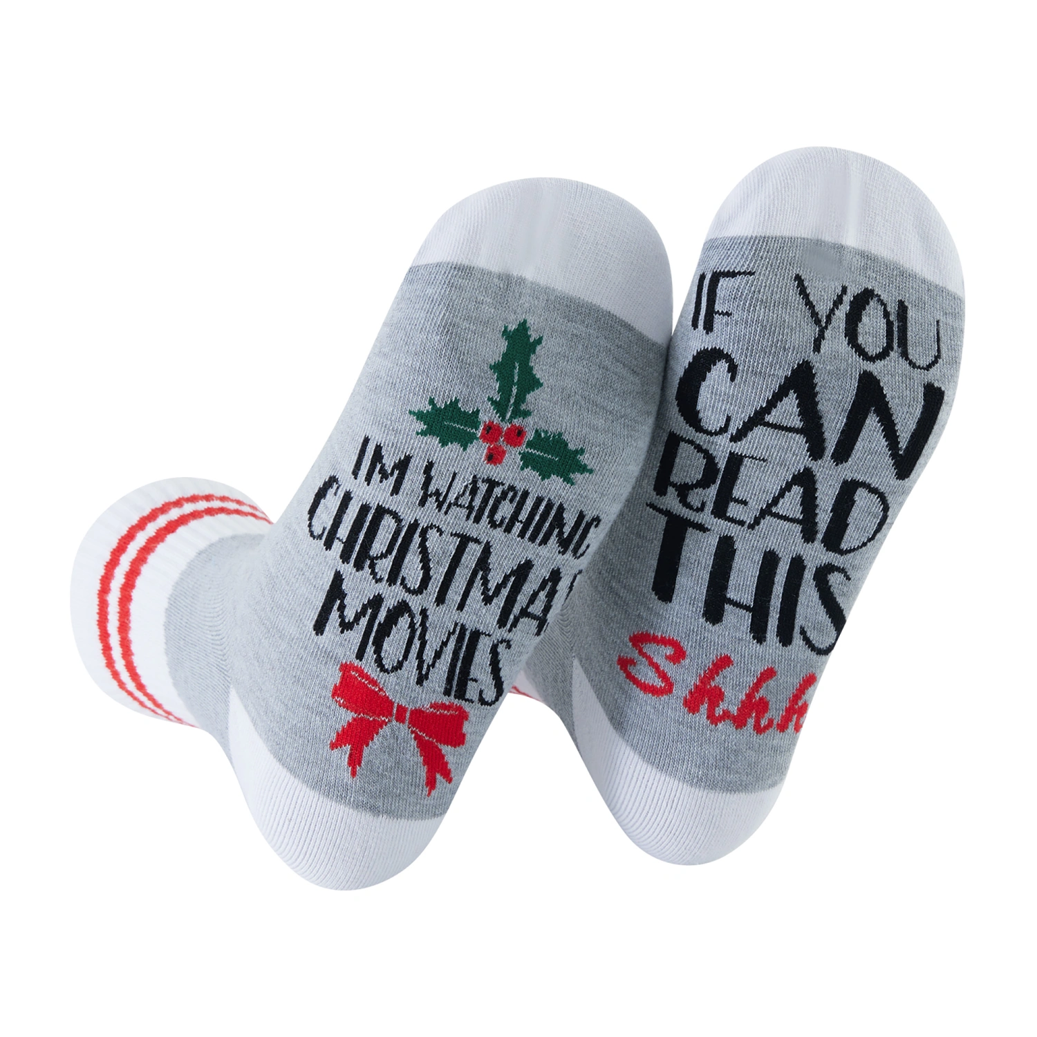 Men's Autumn Winter Cartoon Letter Print Funny Ankle Lounge Socks